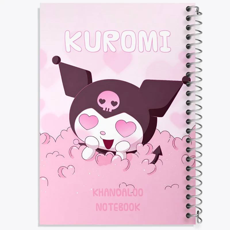 دفتر نقاشی 50 برگ خندالو طرح کرومی (Kuromi) کد N9077