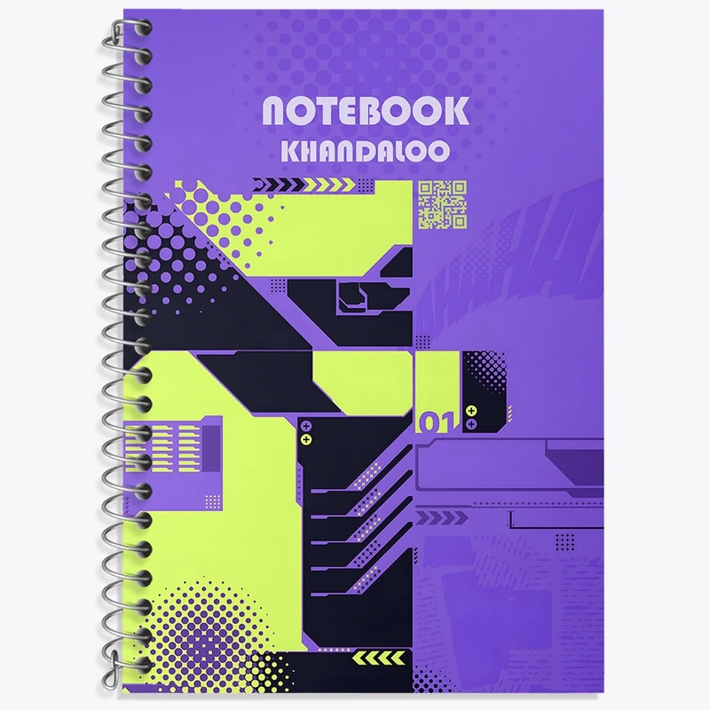 دفتر لغت 50 برگ خندالو طرح مدرن کد N7592