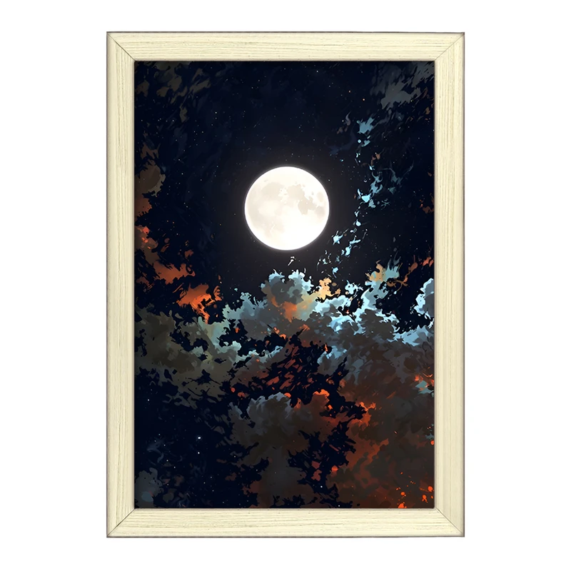 تابلو خندالو طرح ماه (Moon) کد F11607