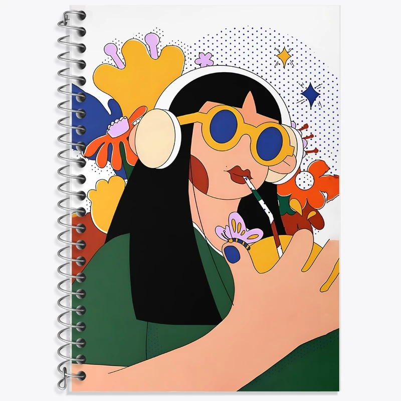 دفتر لغت 50 برگ خندالو طرح دخترانه کد F10524