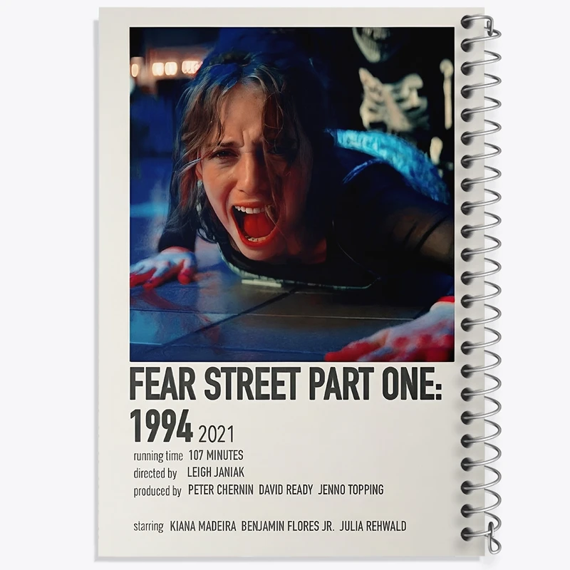 دفتر شطرنجی 50 برگ خندالو طرح خیابان ترس (Fear Street) کد F13015