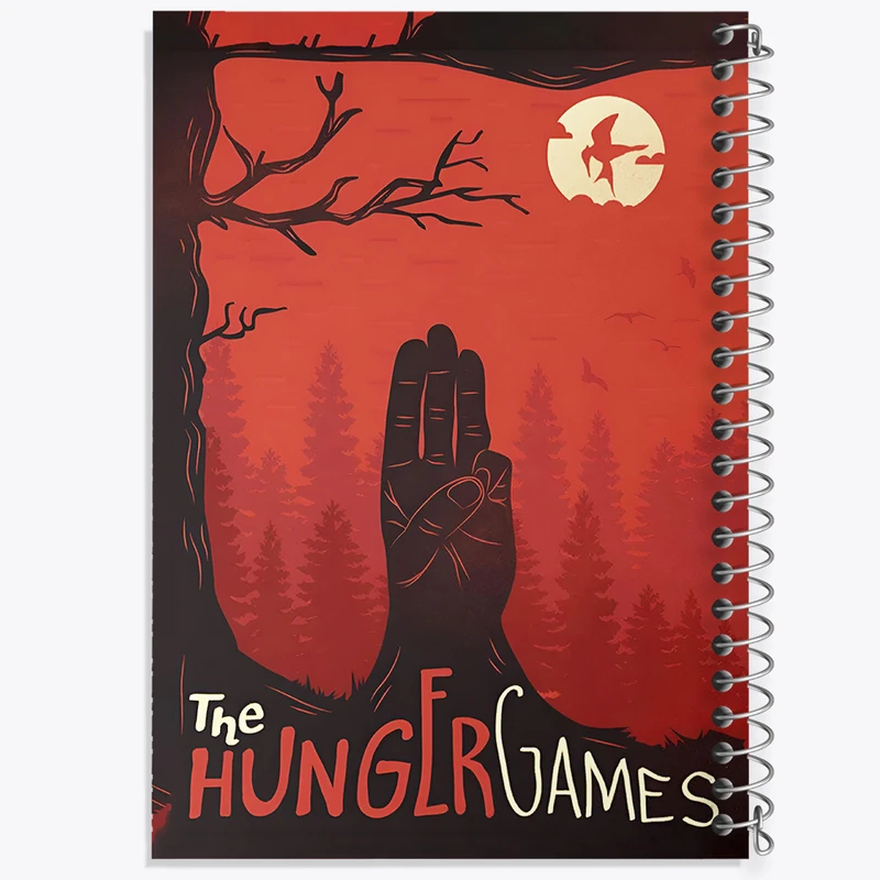 دفتر نقاشی 50 برگ خندالو طرح بازی‌های گرسنگی (The Hunger Games) کد F8658