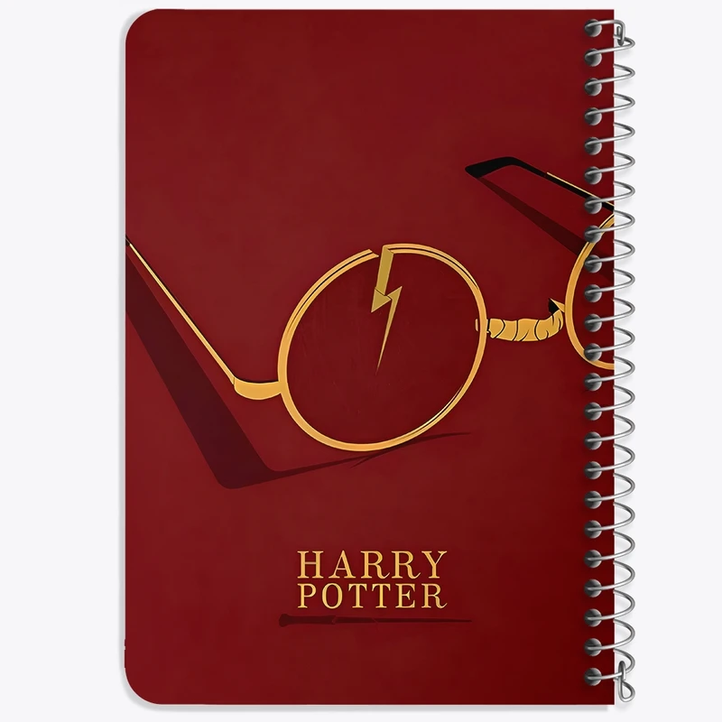 دفتر یادداشت 50 برگ خندالو طرح هری پاتر (Harry Potter) کد N3143