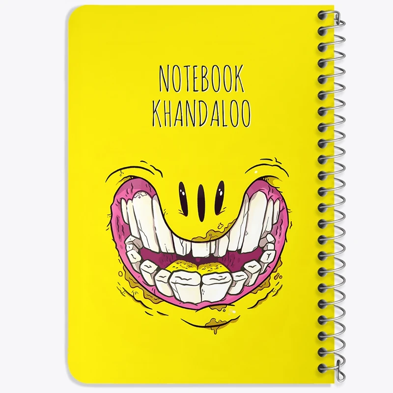 دفتر یادداشت 50 برگ خندالو طرح ایموجی (Emoji Smile) کد N7744