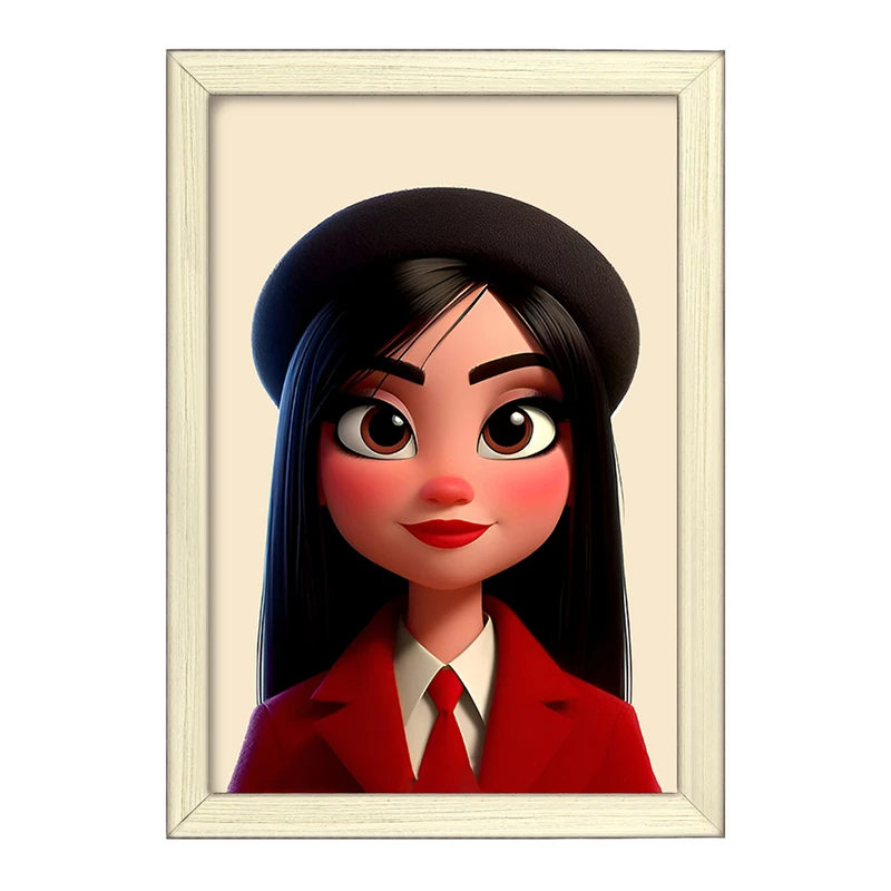 تابلو خندالو طرح دخترانه کد F7242