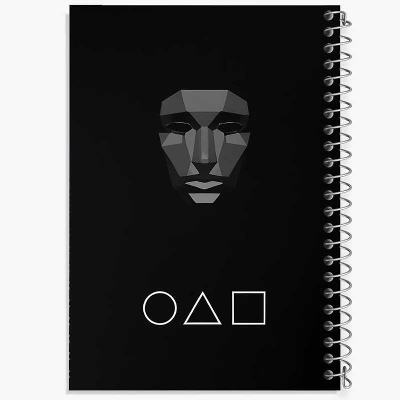 دفتر لیست خرید 50 برگ خندالو طرح بازی مرکب (Squid Game) کد N7740