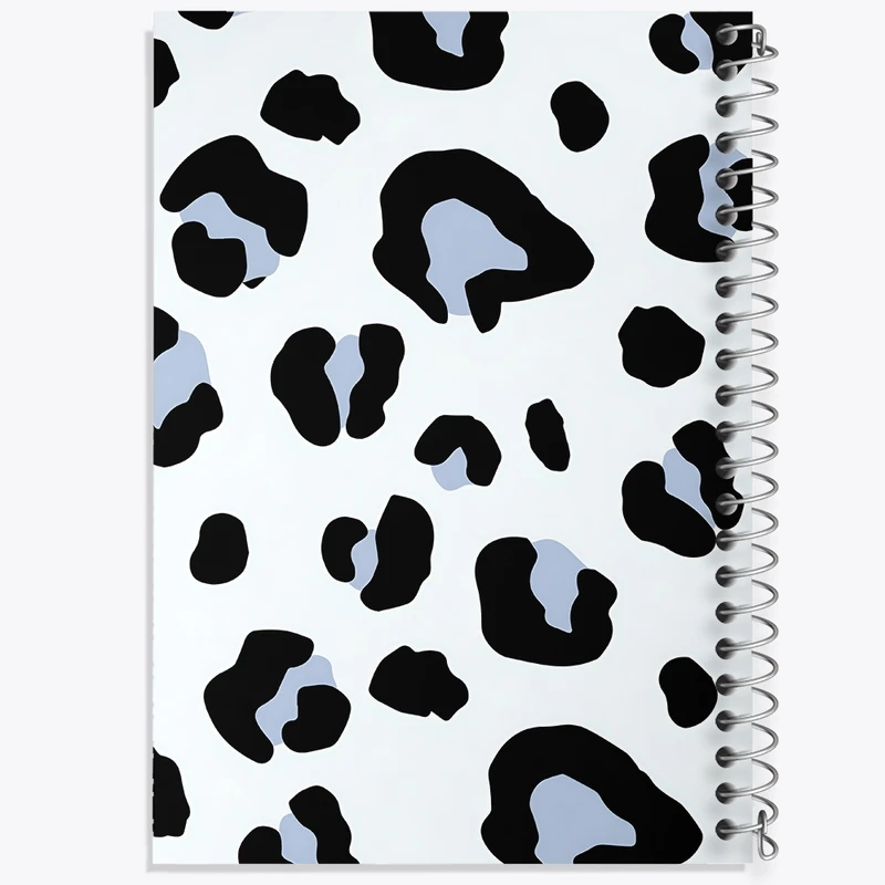 دفتر طراحی 50 برگ خندالو طرح پترن پلنگی کد N2624