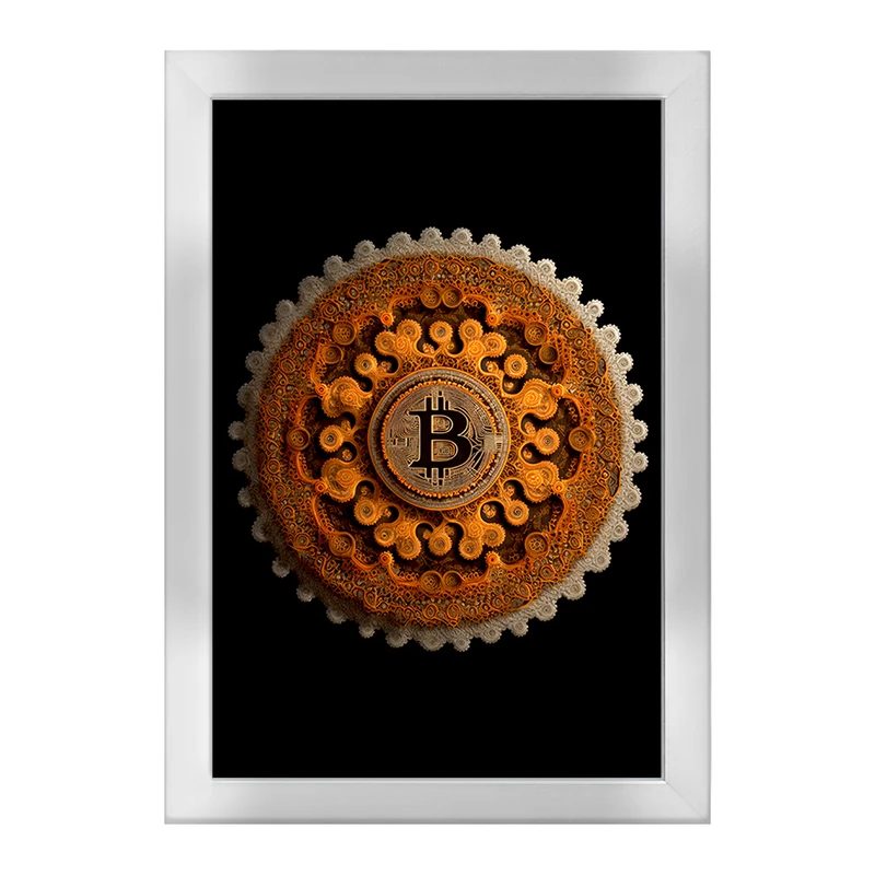 تابلو خندالو طرح بیت کوین (Bitcoin) کد F1642