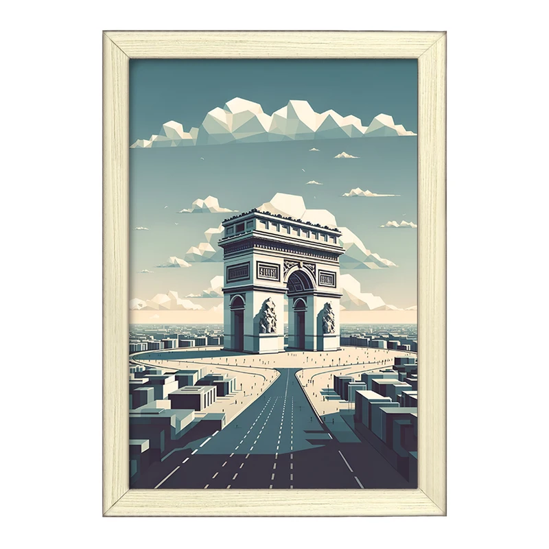 تابلو خندالو طرح طاق پیروزی (Arc de Triomphe) کد F6365