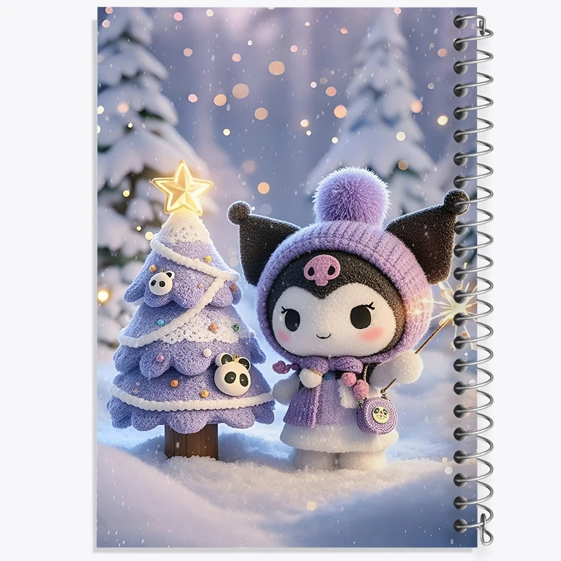 دفتر نقاشی 50 برگ خندالو طرح کرومی (Kuromi) کد F10292