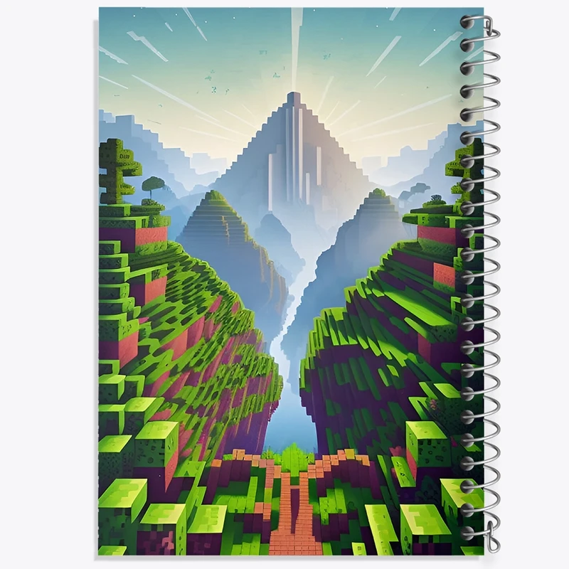 دفتر لیست خرید 50 برگ خندالو طرح ماینکرافت (Minecraft) کد F3526