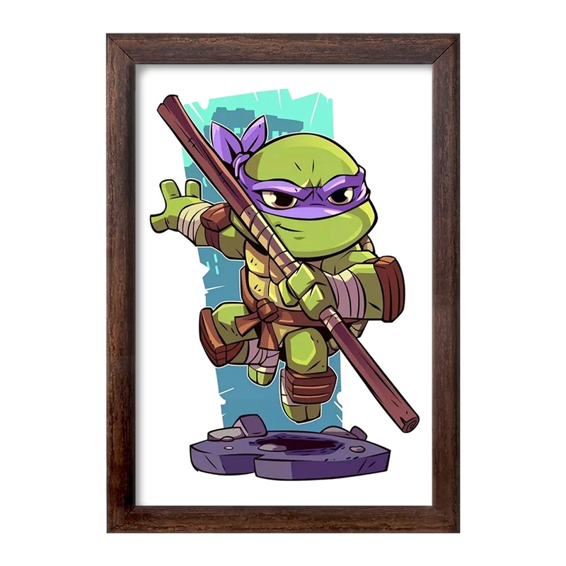 تابلو خندالو طرح داناتلو لاکپشت های نینجا  کد 13208