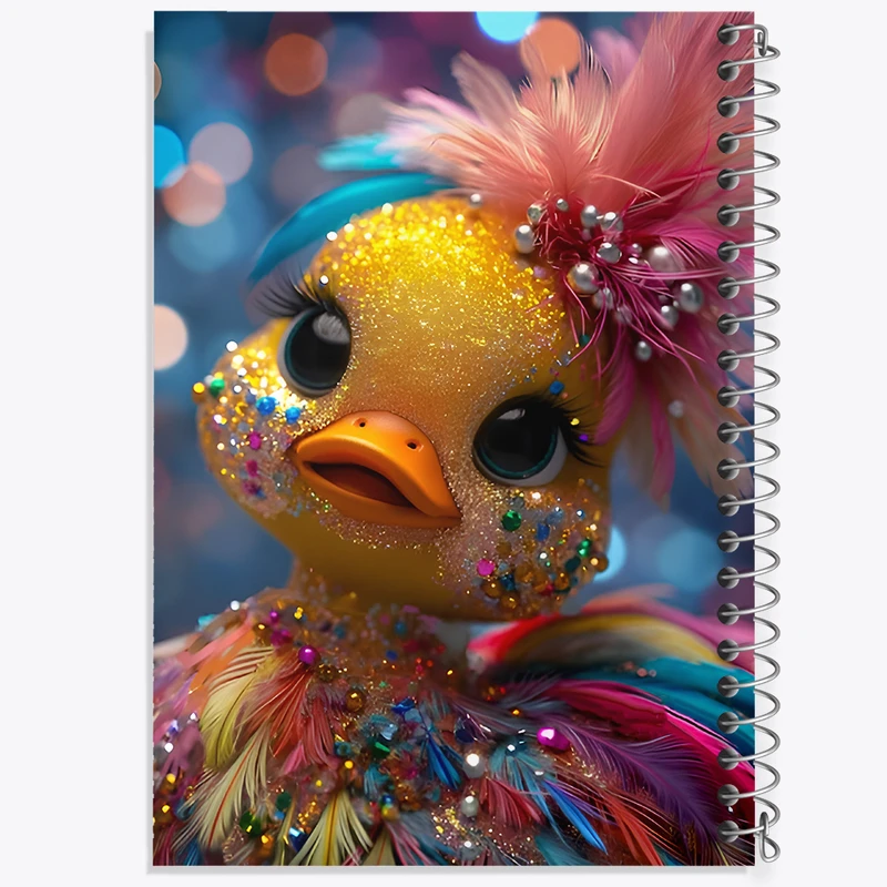 دفتر مشق 100 برگ خندالو طرح اردک بامزه کد F11569