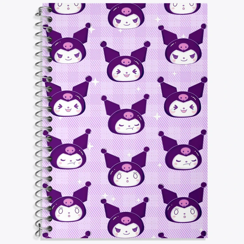 دفتر نت موسیقی 50 برگ خندالو طرح کرومی (Kuromi) کد N9055