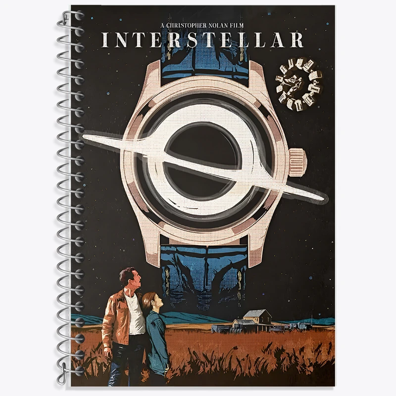 دفتر نت موسیقی 50 برگ خندالو طرح میان ستاره ای (Interstellar) کد F14179