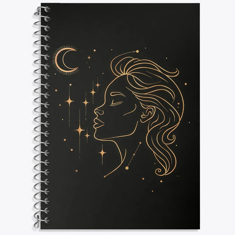 دفتر نت موسیقی 50 برگ خندالو طرح دخترانه مینیمال کد F3097