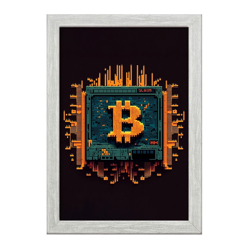 تابلو خندالو طرح بیت کوین (Bitcoin) کد F1616