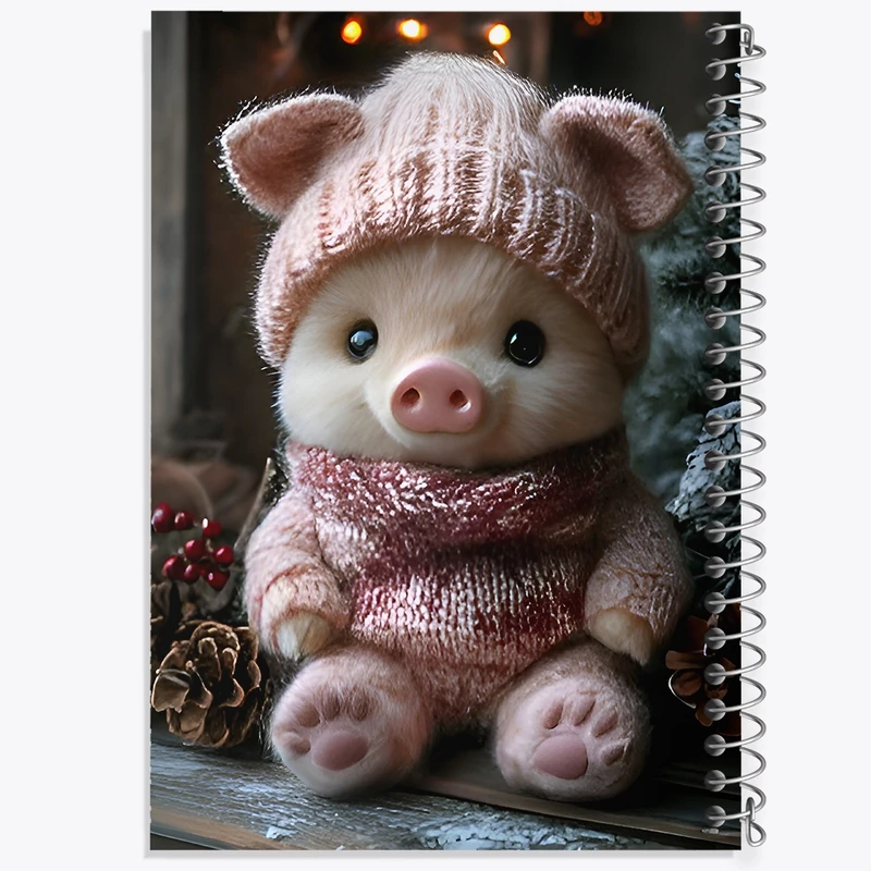 دفتر لیست خرید 50 برگ خندالو طرح خوک کوچولو کد F9559