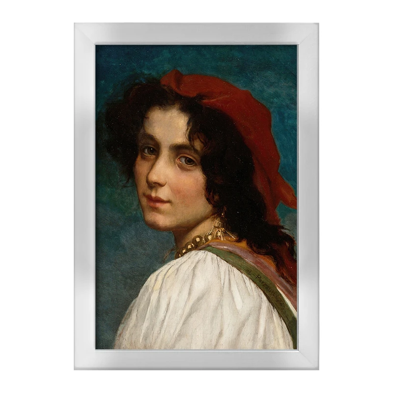 تابلو خندالو طرح نقاشی ژان فیله اثر لئون ژان باسیل پررو کد F12374