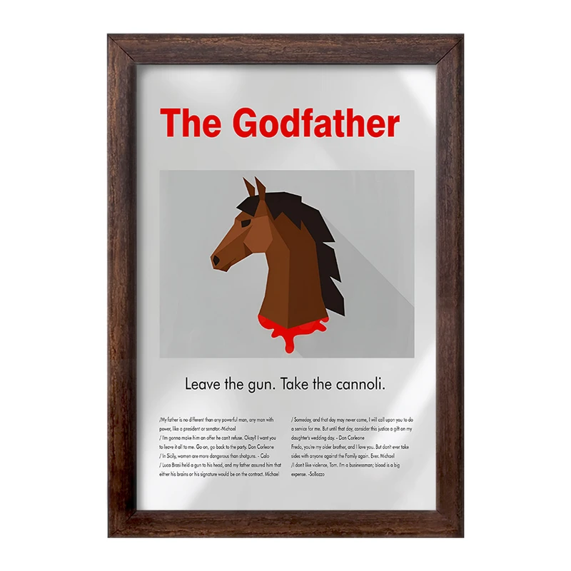 تابلو خندالو طرح پدرخوانده (The Godfather) کد F13842