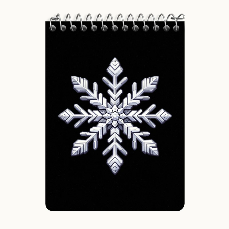 دفتر یادداشت 50 برگ خندالو طرح دونه برف کد N8331