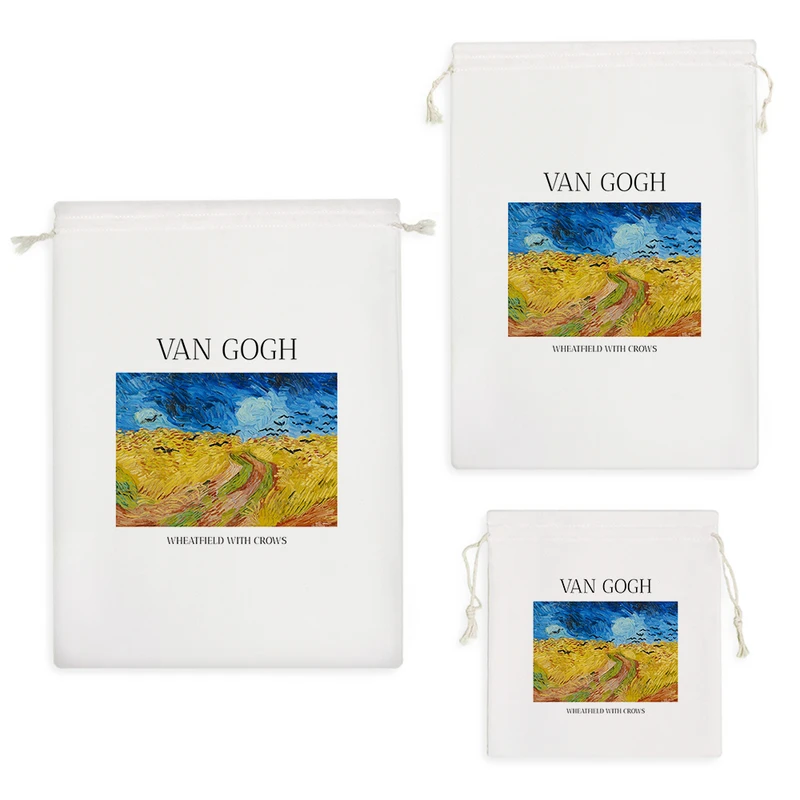 نظم دهنده خندالو مدل مزرعه گندم با کلاغ ها ونسان ونگوگ کد H2009 مجموعه 3 عددی