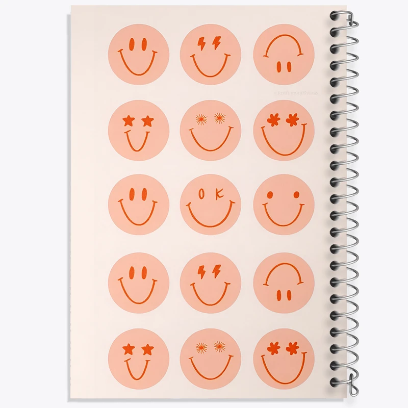 دفتر مشق 50 برگ خندالو طرح ایموجی (Emoji) کد N8641