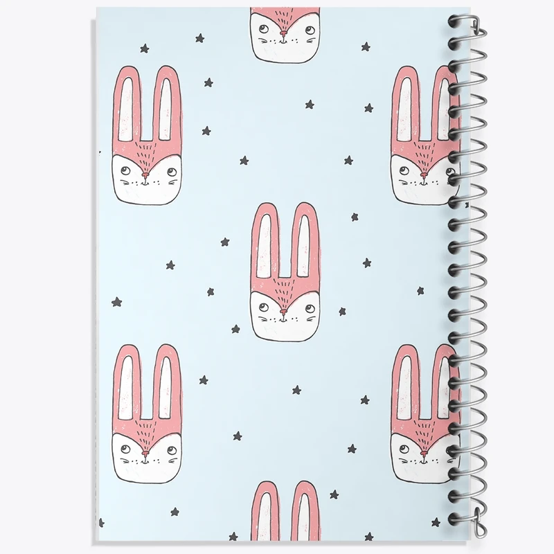 دفتر طراحی 50 برگ خندالو طرح خرگوش کد N779