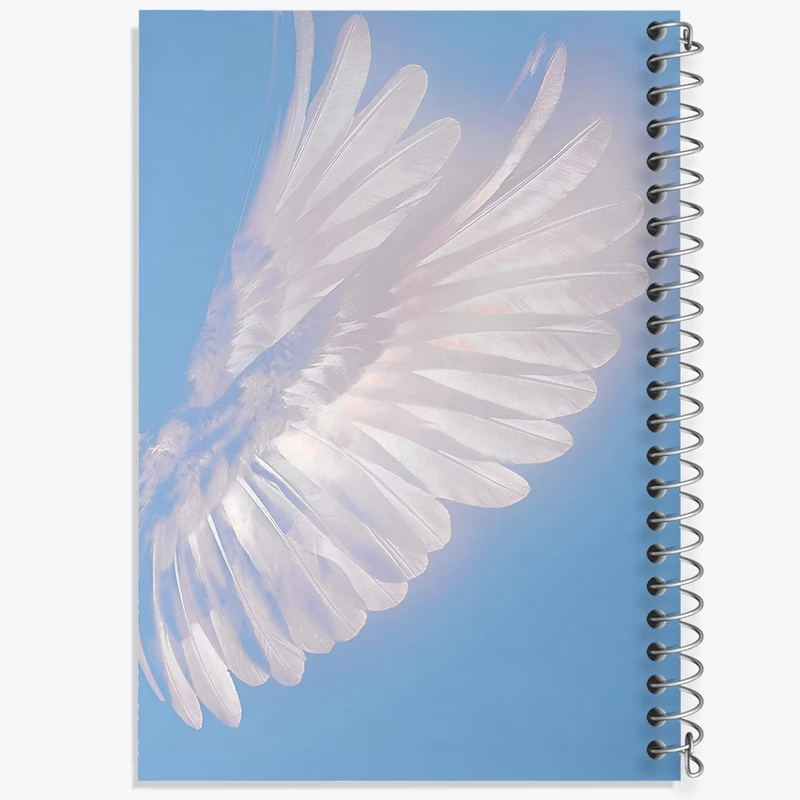 دفتر طراحی 50 برگ خندالو طرح بال فرشته کد F13708
