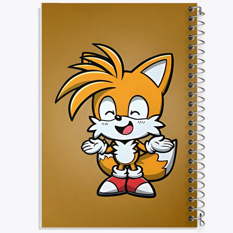 دفتر طراحی 50 برگ خندالو طرح سونیک تیلز کد N5957