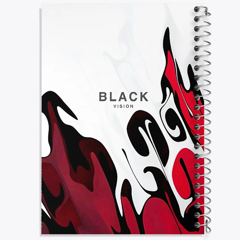 دفتر نقاشی 50 برگ خندالو طرح ادکلن Black vision کد F13635