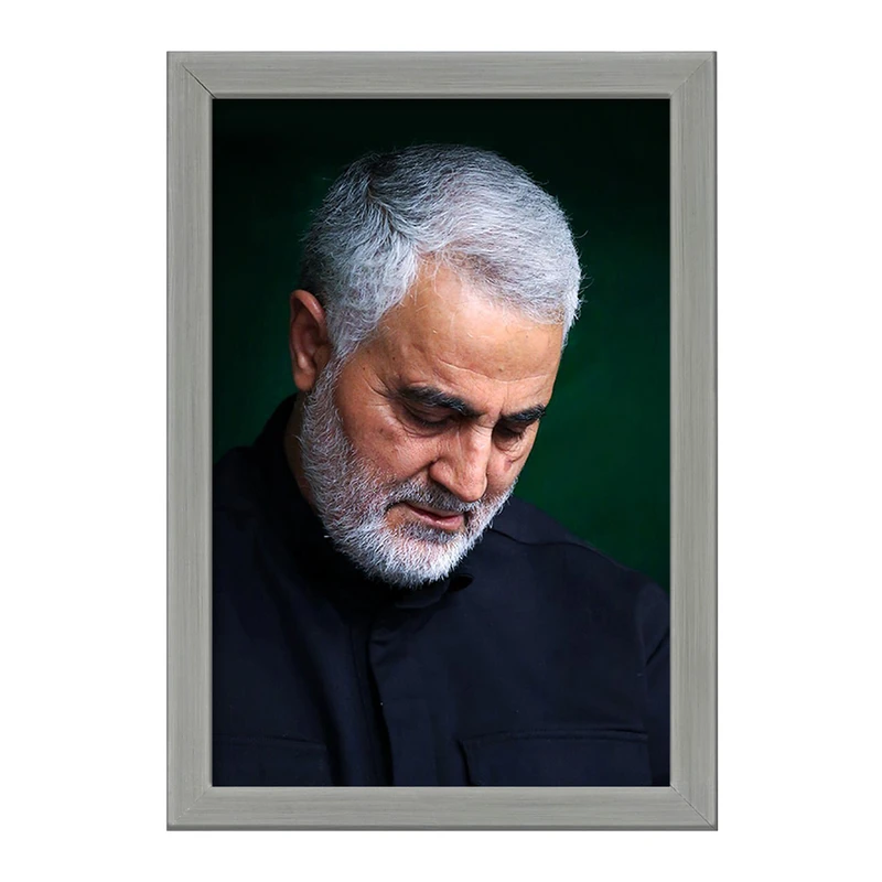 تابلو خندالو طرح سردار قاسم سلیمانی  کد 12601