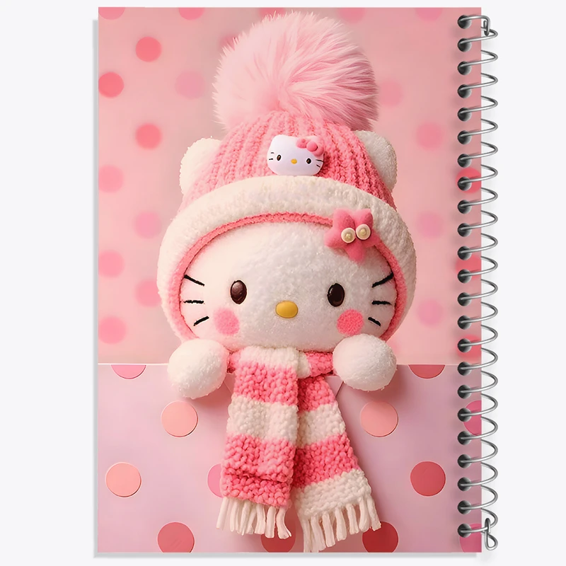 دفتر مشق 50 برگ خندالو طرح هلو کیتی کد F9882