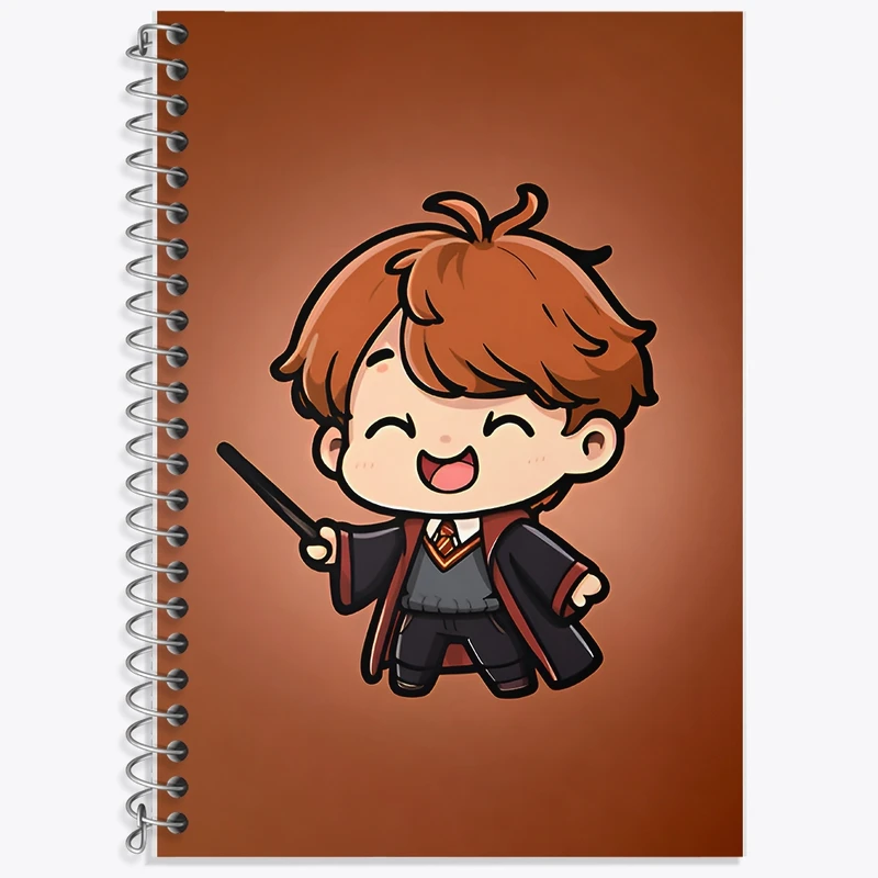 دفتر لغت 50 برگ خندالو طرح ویزلی هری پاتر (Harry Potter) کد F9398