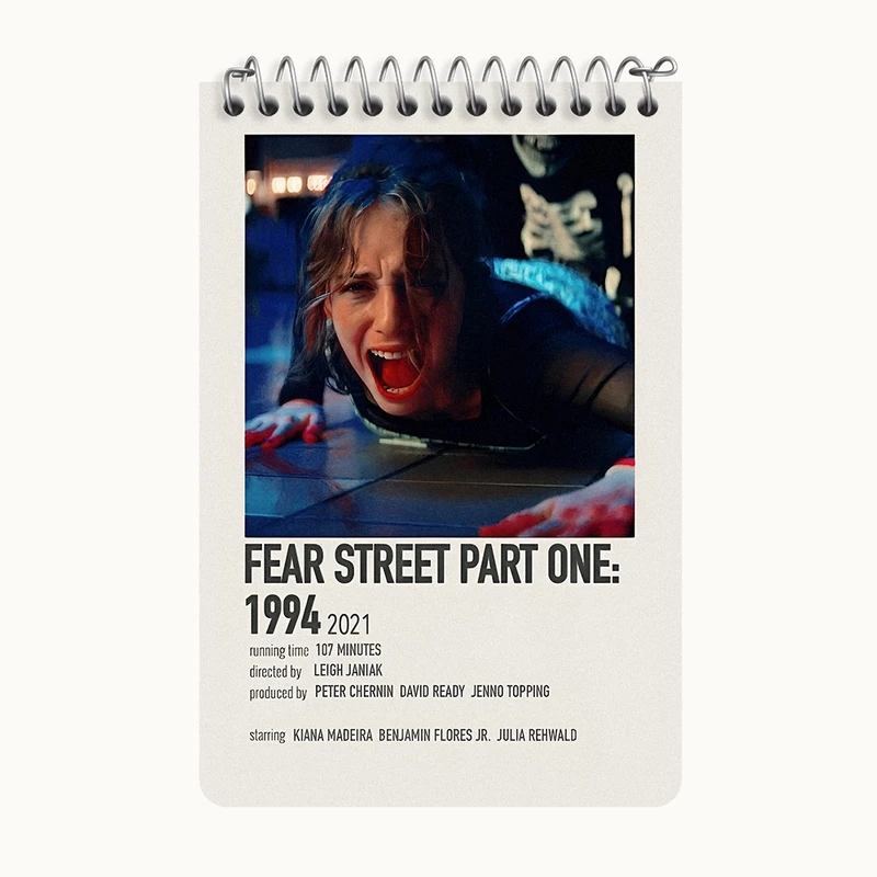 دفتر یادداشت 50 برگ خندالو طرح خیابان ترس (Fear Street) کد F13015