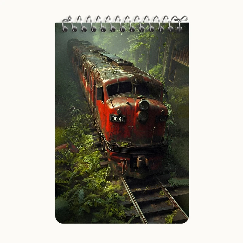 دفتر یادداشت 50 برگ خندالو طرح قطار کد F6608