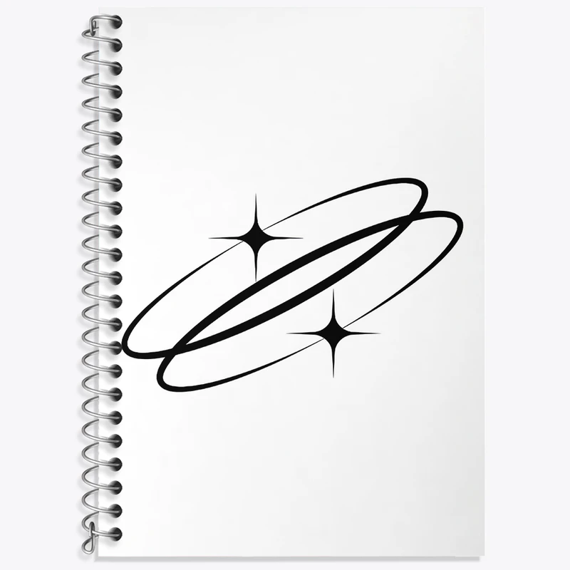 دفتر نت موسیقی 50 برگ خندالو طرح ستاره دنباله دار کد F3886