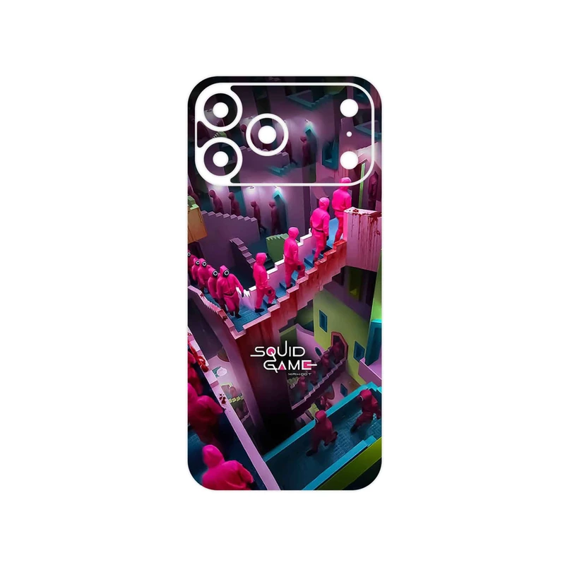 برچسب پوششی ماهوت مدل Squid Game مناسب برای گوشی موبایل اپل iPhone 17 Pro Max