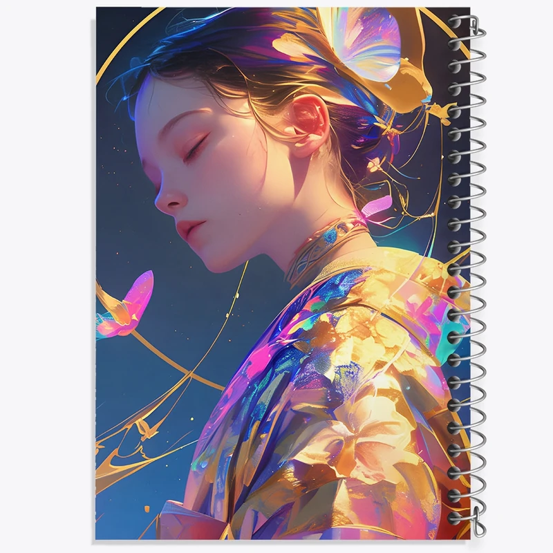 دفتر شطرنجی 50 برگ خندالو طرح دخترانه کد F9106