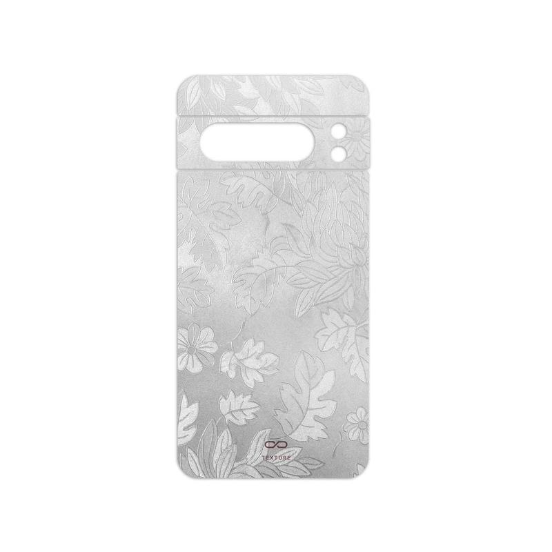 برچسب پوششی ماهوت مدل Silver-Wildflower مناسب برای گوشی موبایل گوگل Pixel 8 Pro