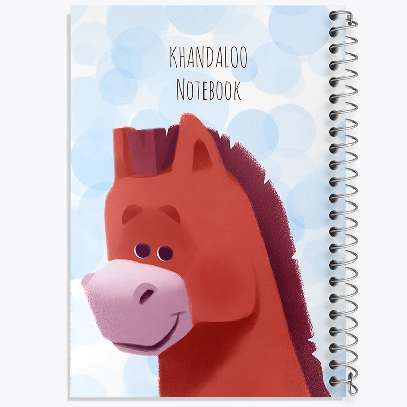 دفتر نقاشی 50 برگ خندالو طرح اسب بامزه کد N8959