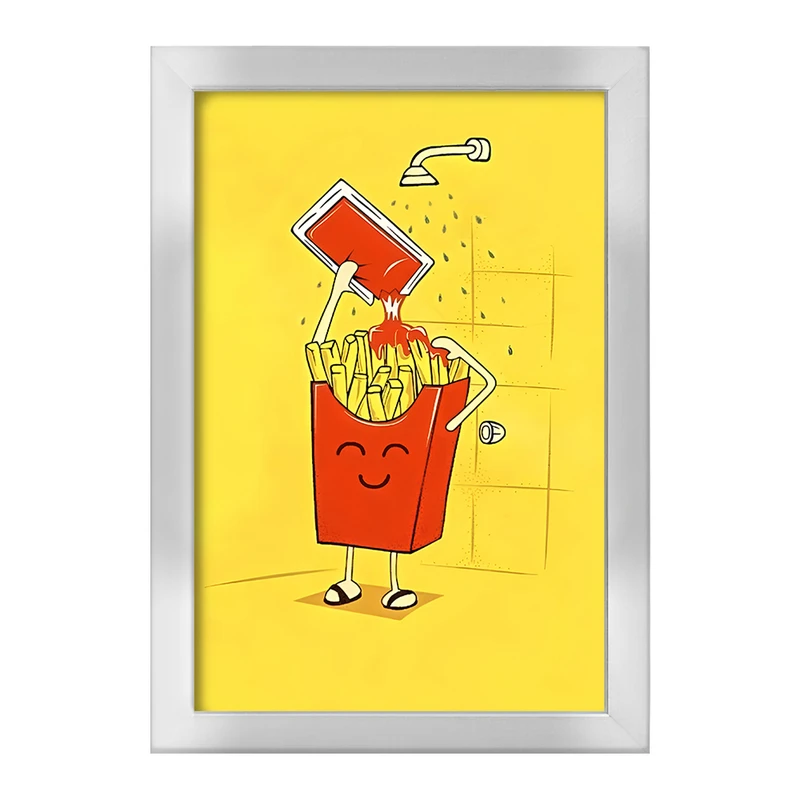 تابلو خندالو طرح سیب زمینی و سس کچاپ کد F10603