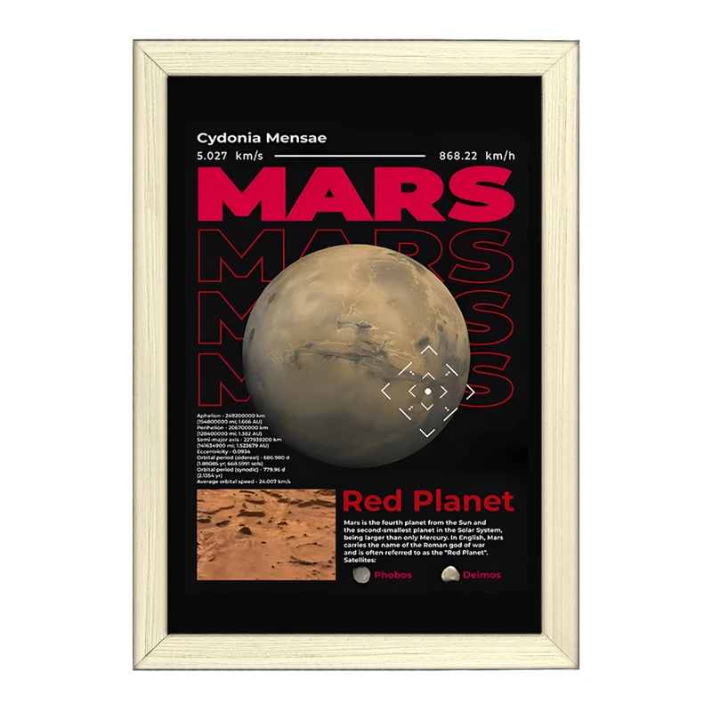 تابلو خندالو طرح مریخ (Mars) کد F10664