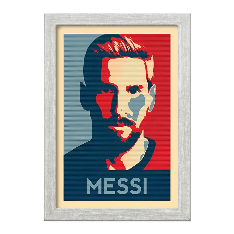 تابلو خندالو طرح لیونل مسی کد F6476