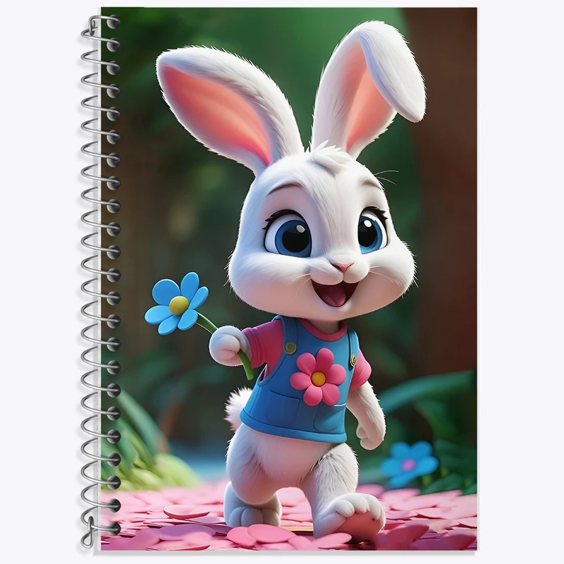 دفتر لغت 50 برگ خندالو طرح خرگوش بامزه کد F8581