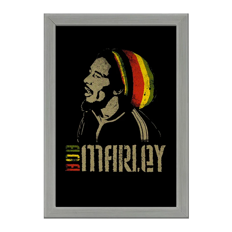 تابلو خندالو طرح باب مارلی Bob Marley  کد 3275