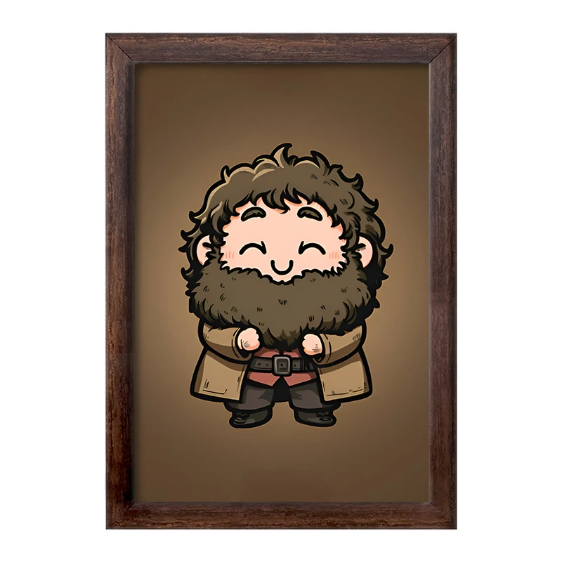 تابلو خندالو طرح هاگرید هری پاتر (Harry Potter) کد F9399