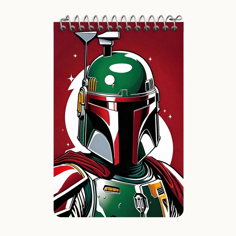 دفتر یادداشت 50 برگ خندالو طرح جنگ ستارگان (Star Wars) کد F8075