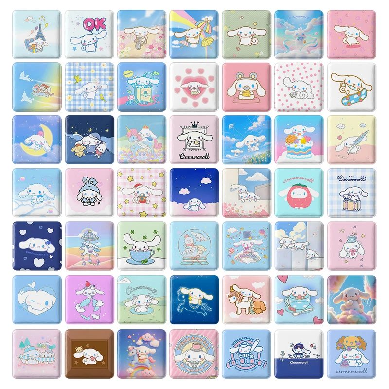 پیکسل خندالو طرح سینامورول (Cinnamoroll) کد 195 مدل مربعی مجموعه 49 عددی