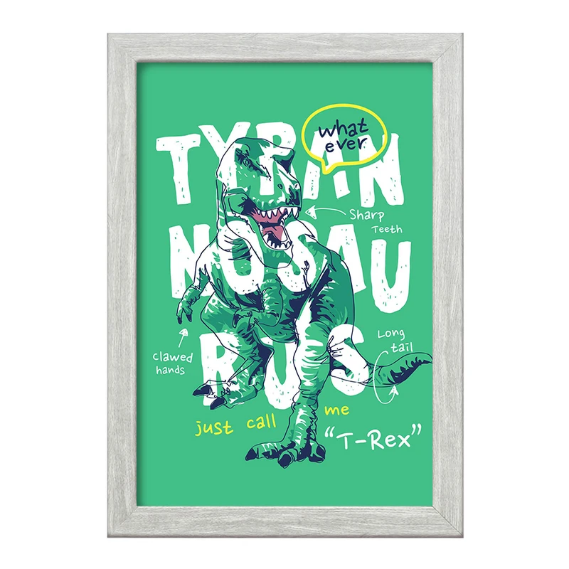 تابلو خندالو طرح دایناسور کد F1534